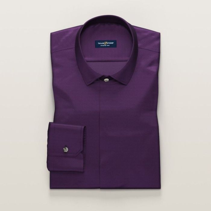 Purple dress shirts women