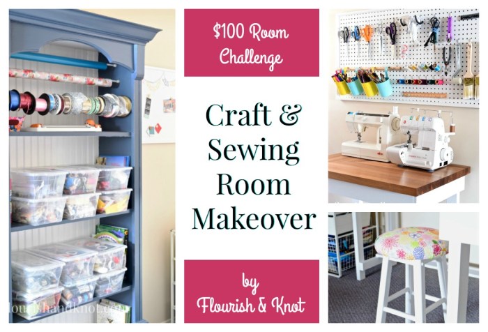 How to decorate a sewing/craft room