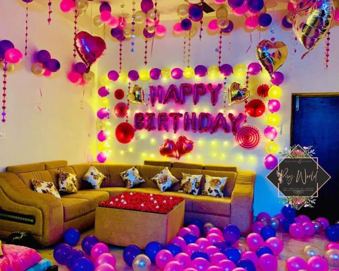 How to decorate your room for your birthday