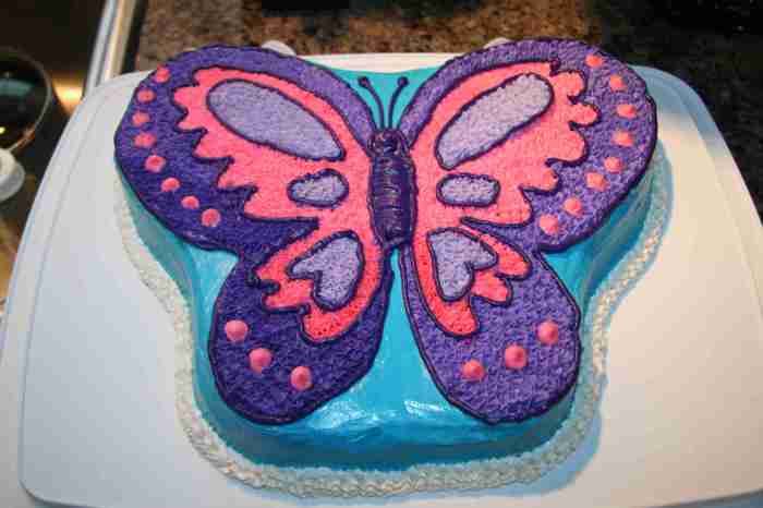 How to make butterfly cake decoration