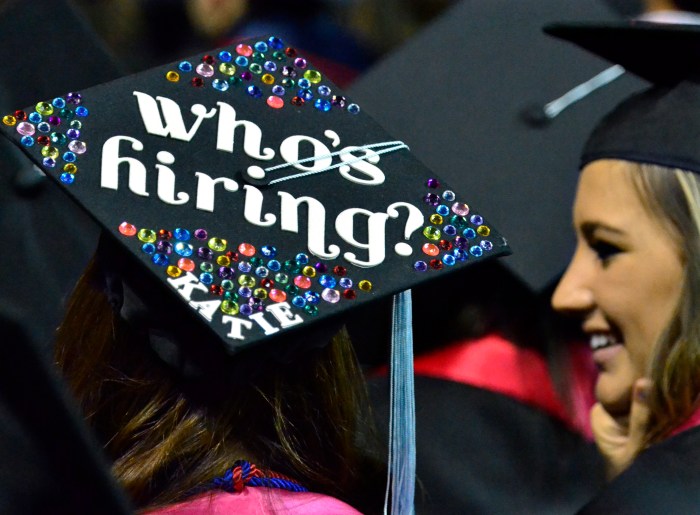 When did people start decorating graduation caps