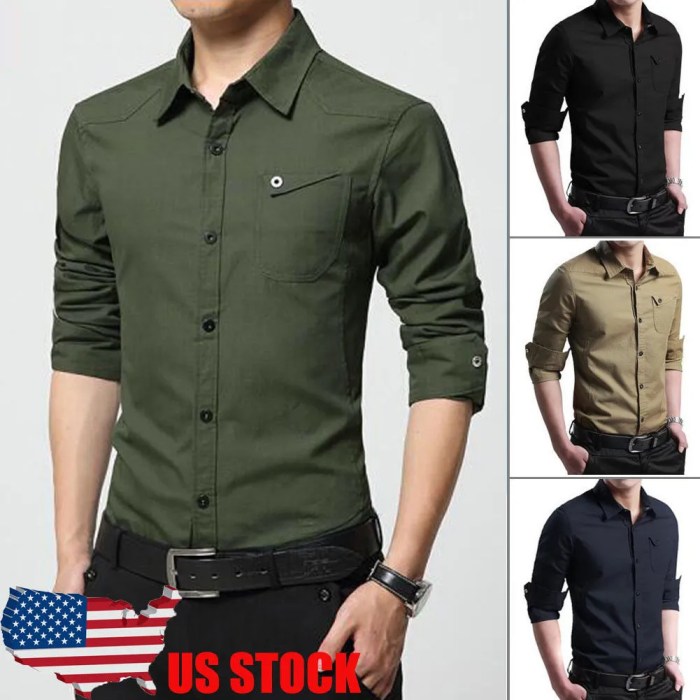 Elegant men's dress shirts