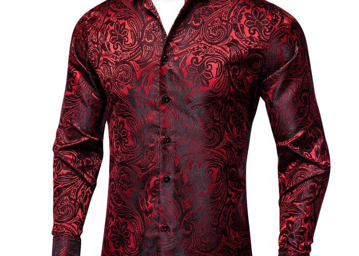 A stylish title for mens red dress shirt – Look sharp and trendy!