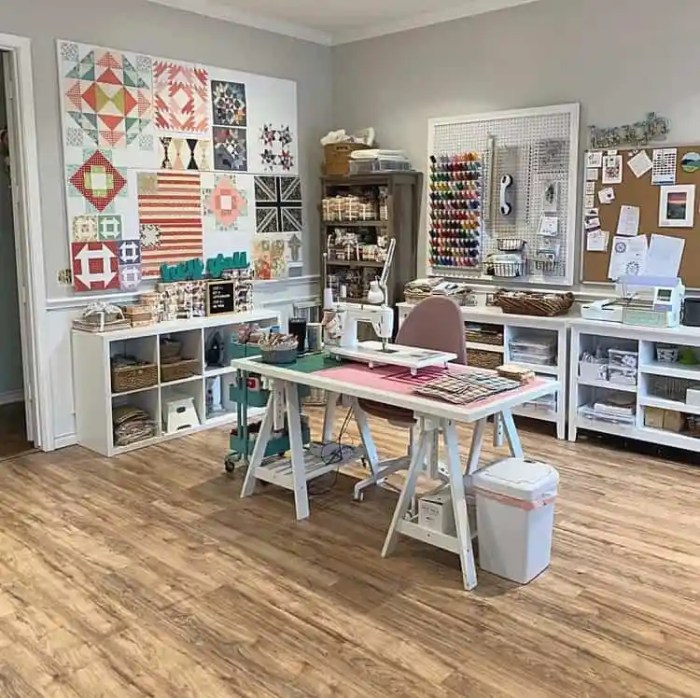 How to decorate a sewing/craft room