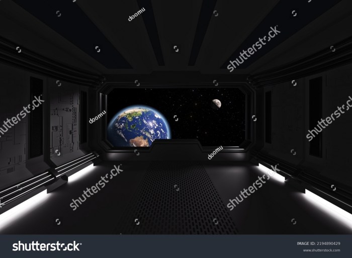 How to decorate room as inside of spaceship